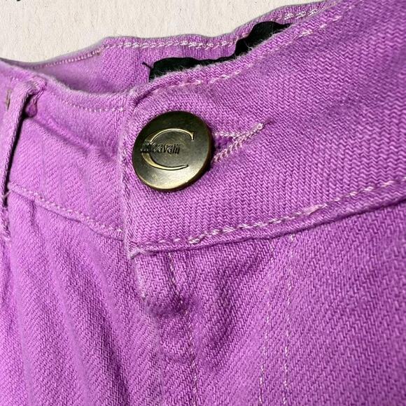 Just Cavalli by Roberto‎ Cavalli Purple Straight Leg Jeans Sz 29 Vintage Y2K - Picture 4 of 8